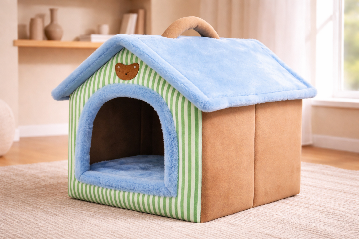 Cama para gatos tipo capullo ultrasuave