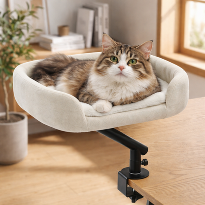 Percha colgante ajustable tipo capullo para gatos