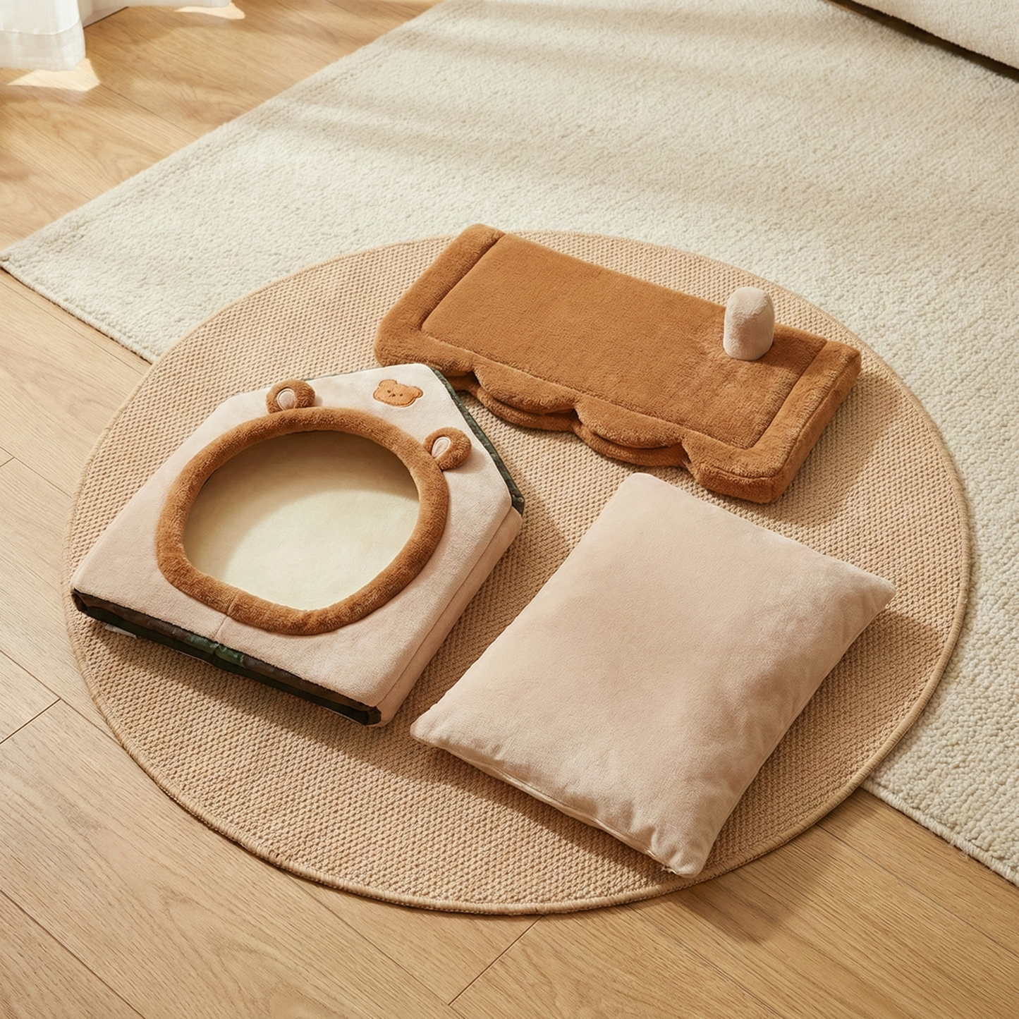 Cama para gatos tipo capullo ultrasuave